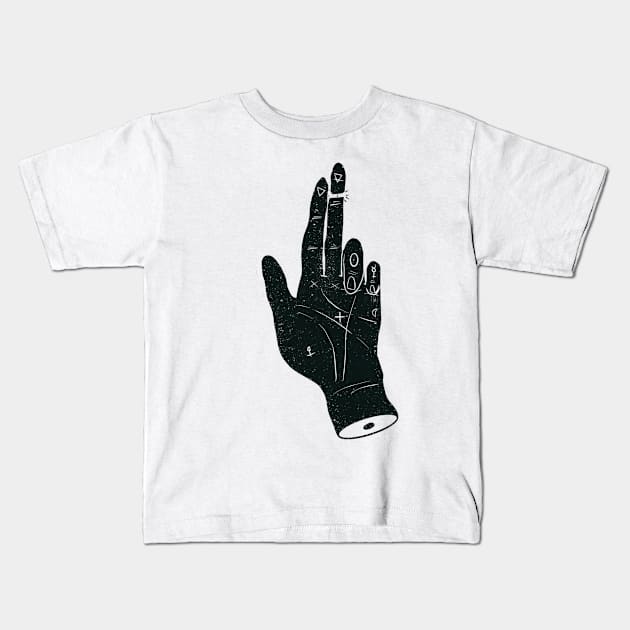 pow pow Palmistry Kids T-Shirt by DrSoed